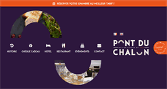 Desktop Screenshot of pontduchalon.com